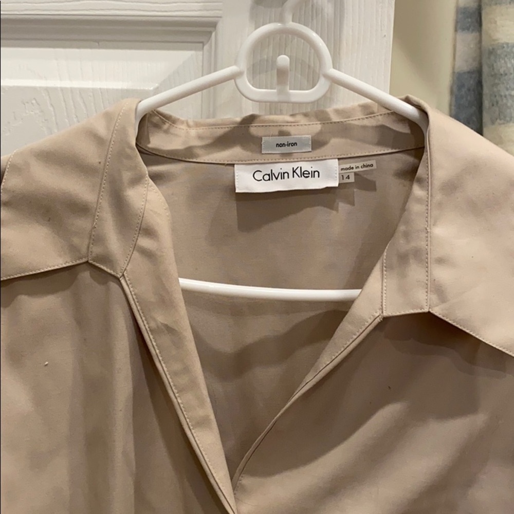 Calvin Klein Cream Blouse